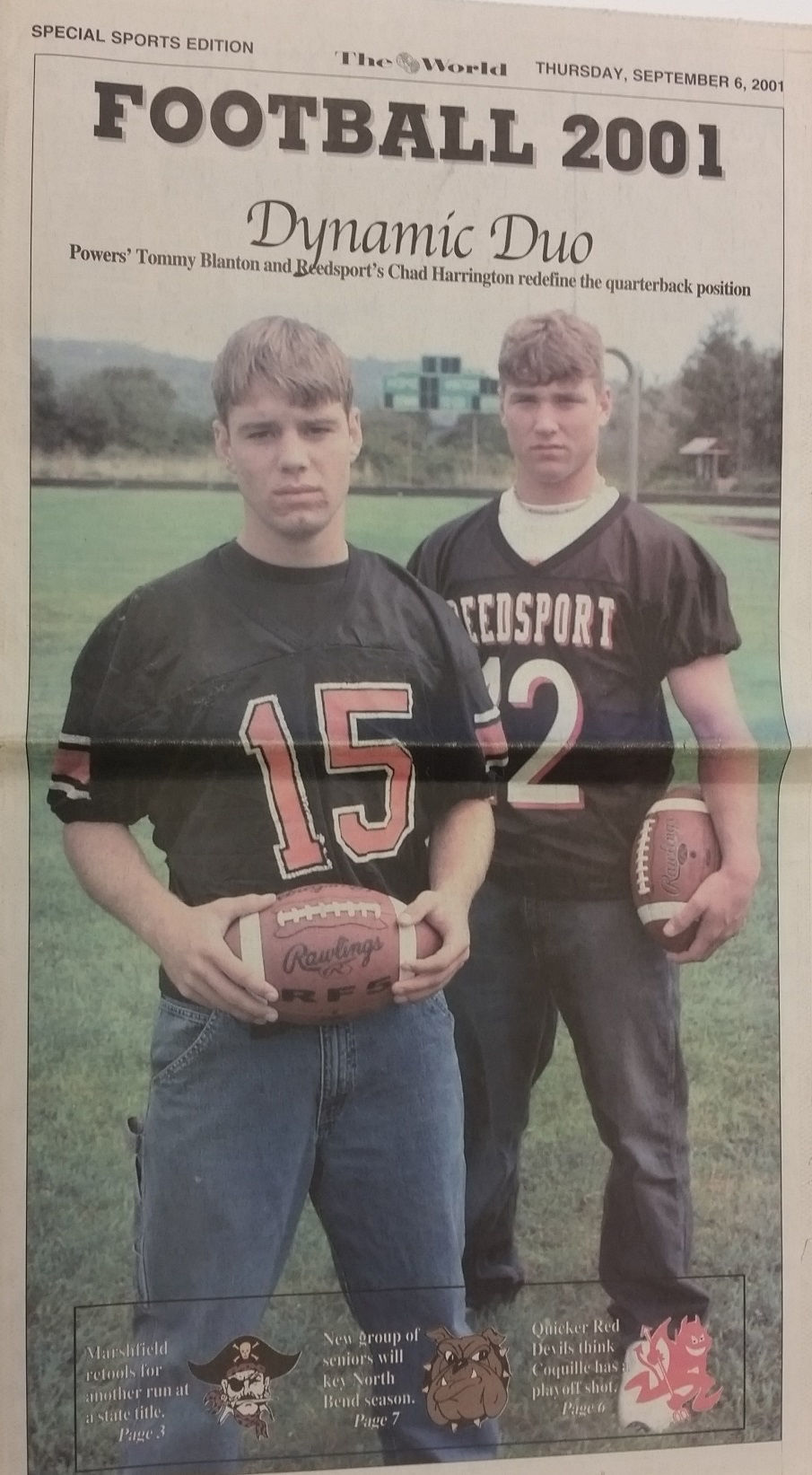2001 Football cover